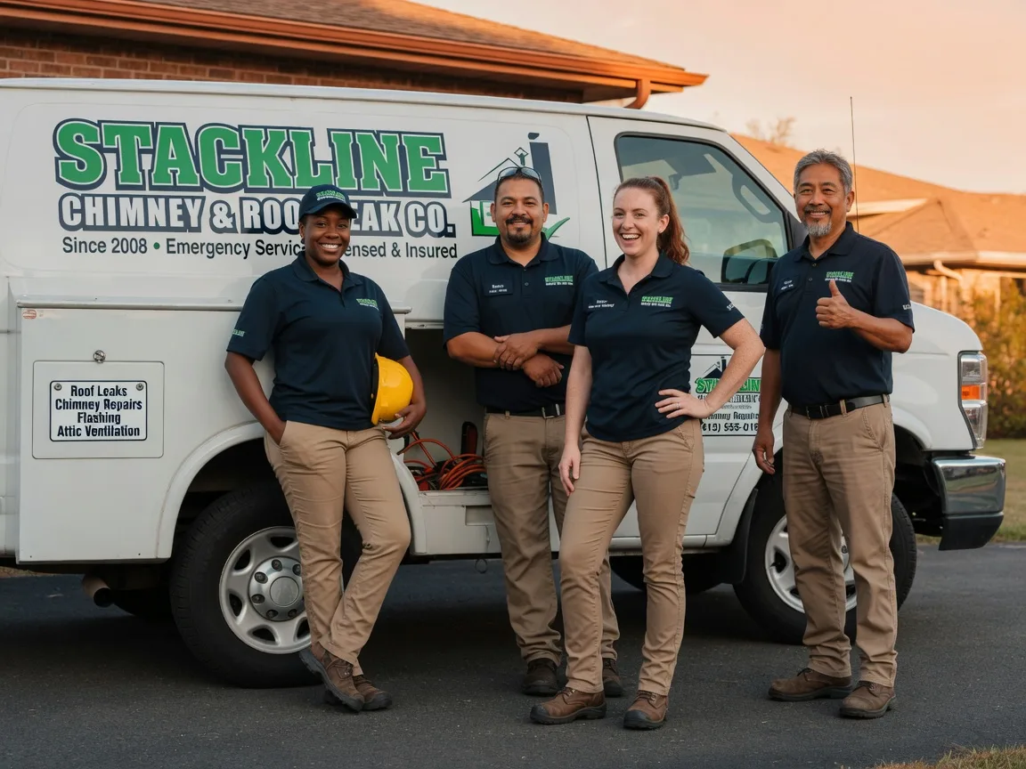 Chimney flashing repair company in Rossville, GA